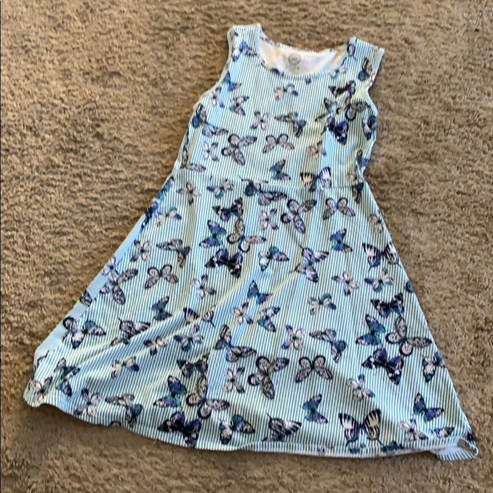 Blue butterflies dress - Picture 1 of 2